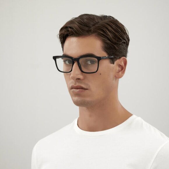 NEW GUCCI GG1120O 005 MEN TRANSPARENT LIGHT BLUE EYEGLASSES GUCCI - Picture 4 of 11